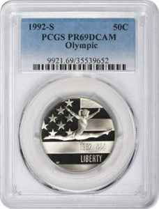 1992-S Olympic Commemorative Half Dollar PR69DCAM PCGS - Picture 1 of 2