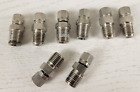 (8) Ham-Let 316 Stainless Fittings - 1/4" Mip X 1/8" Female Compression D167a