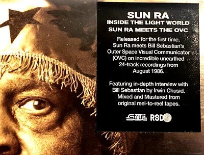 SUN RA INSIDE THE LIGHT WORLD Sun Ra Meets The OVC *Sealed* 2CD w/ Hype Sticker - Image 1 of 4