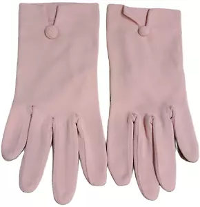 Guantes formales de nailon elástico rosa talla única de colección puño con nudo de 7,5" - Imagen 1 de 23