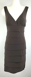 Vintage NWT Studio Y Dress - Size M - Brown - Picture 1 of 10