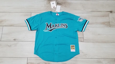 Men's Mitchell & Ness Florida Marlins MLB Baseball jersey throwback Andre Dawson Cover
