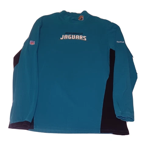 VTG Y2K Jacksonville Jaguars Turtleneck Men's Size XL Embroidered Reebok Cover
