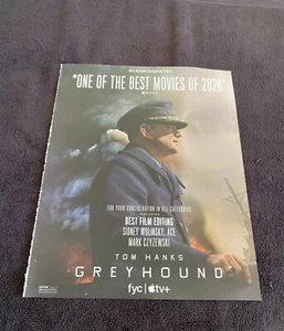 Greyhound 2021 Oscar Anzeige mit Tom Hanks als Commander Ernie Krause - Bild 1 von 1