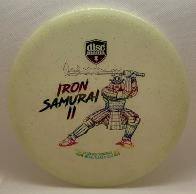 RARE - Discmania Iron Samurai 2 - Eagle - Metal Flake Glow C-Line MD3 - Rainbow - Image 1 of 2