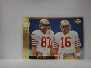 JOE MONTANA 1995 Upper Deck "The Early Years" Card #45- Dwight Clark - Picture 1 of 2