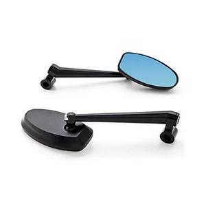 2x Espejos retrovisores laterales CNC dinámicos negros Triumph Street Triple 675 R Tiger 2011 - Imagen 1 de 4