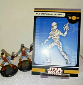 Star Wars Miniatures OLD REPUBLIC RECRUIT 5 2/60 SET OF 2 - Picture 1 of 2