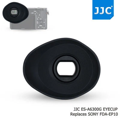 JJC Oval Soft Eyecup for Sony A6300 A6000 NEX-6 NEX-7 as FDA-EP10 Glasses User - Image 1 of 4