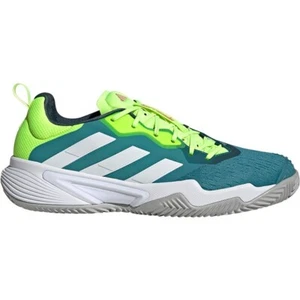 adidas Barricade Clay Court Tennis Shoes Green Mens Trainers - Picture 1 of 9