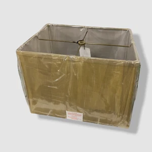 Couture Lamps Beige Rectangular Lamp Shade - Picture 1 of 4