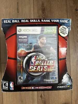 XBOX 360 Kinect NBA Baller Beats Game and Basketball *NEW* Panini Majesco - Image 1 of 4