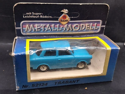 Metall Modell mit Super Leichtlauf-Rädern Nr. 52124 Trabant Trabi DDR Auto 1:43 - Bild 1 von 3