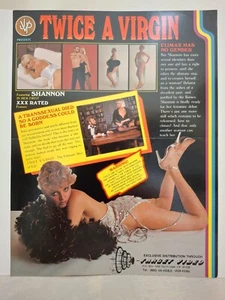 "TWICE A VIRGIN" w/*SHANNON* '82 PROMO PHOTO AD SLICK 8.5" x 11" - Picture 1 of 2