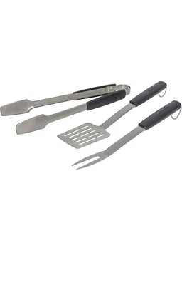 Charbroil 3 Piece Stainless Steel BBQ Set 05442 NEW - Image 1 of 3