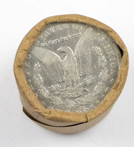 Pre-1921 Silver Morgan Dollar Lot Roll Of 20 - Includes 1890 CC Cover