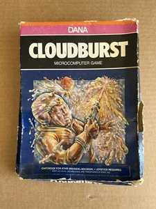 WORKING! Dana Cloudburst Cartridge Video Game Atari 400/600XL/800/800XL with Box - Imagen 1 de 14