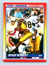 1990 Score Reggie Rembert Rookie West Virginia Mountaineers #297