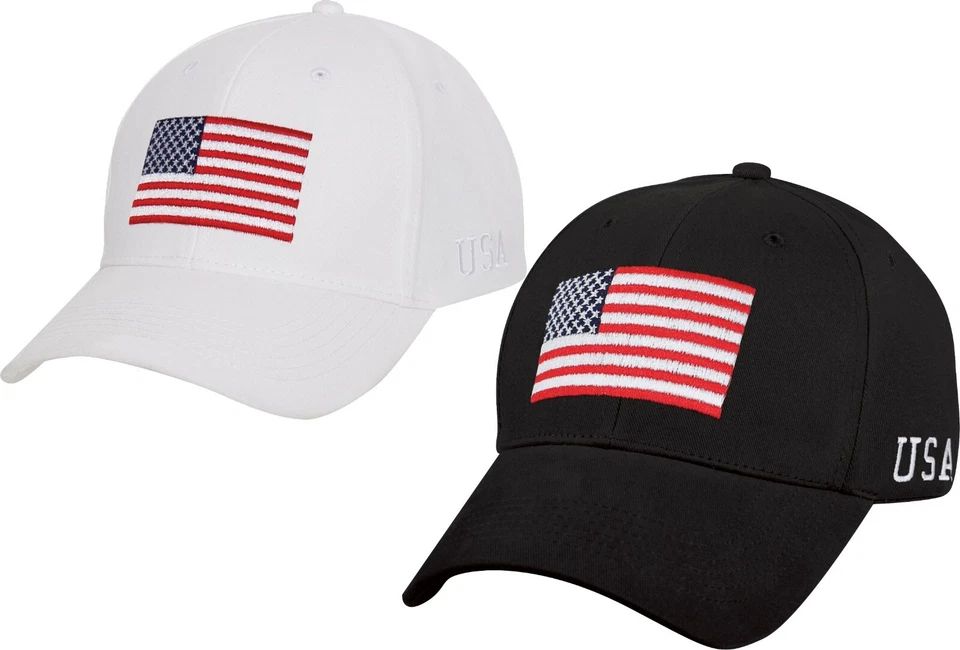 US Flag Low Profile Cap USA Pride Support Hat US Games Adjustable Hat Head Cap - Image 1 of 1