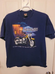 Camiseta Harley Davidson Denver Colorado The Fat Boy Sings XL de colección 1996 - Imagen 1 de 9