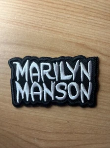 Marilyn Manson Patch | Iron On, Sew On, Band Patches, Jeans, Jackets, Metal Rock - Picture 1 of 1