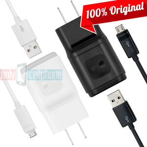 Original LG Charger Wall Home Fast Data Cable for LG G2 G3 G4 - 1.8A White Black