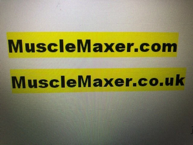 Musclemaxer .com  + .co.uk website domain for Body Building, Health - Image 1 of 1