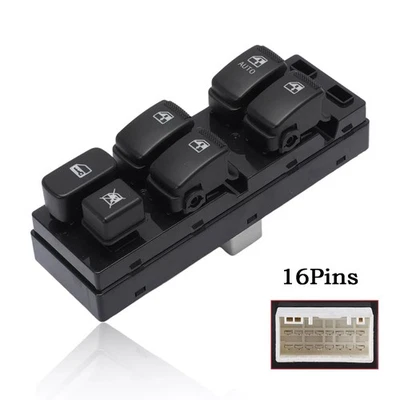 Nuevo interruptor de control de ventana 93570-3E410-BL para LHD Kia Sorento 2002-2009 Stock en EE. UU. Foto 1 de 4