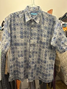 Camisa Hawaiana Tori Richard Para Hombre Talla L Hecha en Hawaii Viscosa Floral - Imagen 1 de 4