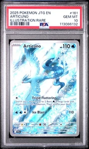 Articuno #161 2025 Pokemon Jtg En-Journey Together PSA 10 Illustration Rare - Picture 1 of 2