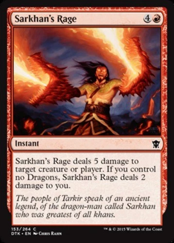 Sarkhan's Rage - Dragons of Tarkir #153/264 MTG Magic The Gathering - Image 1 of 1