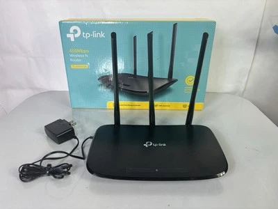 TP-Link Wireless N Router 450 Mbps Model TL-WR940N  No Ethernet Cable - Image 1 of 4
