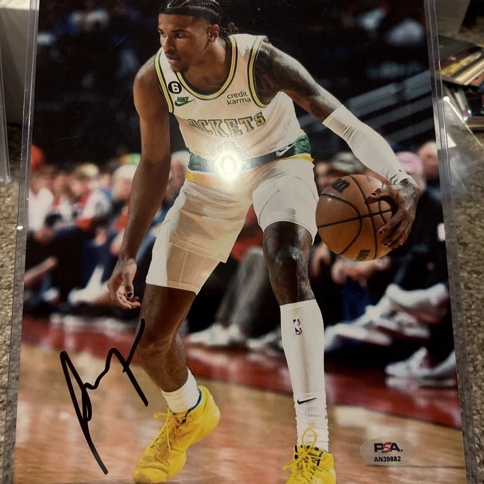 JALEN GREEN signed Phoenix Suns 8X10 photo PSA/DNA Houston Rockets - Image 1 of 1