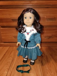 American Girl Puppe Ruthie mit Ohrringen, Urlaubskleider nicht mehr produziert KIT'S Freund EUC - Bild 1 von 21