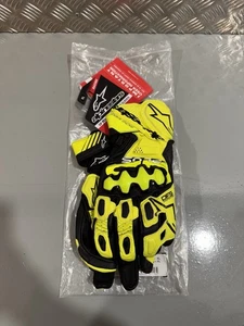 Alpinestars GP Plus R V3 Leder Motorradhandschuhe gelb fluo schwarz Gr. XL NEU - Bild 1 von 8