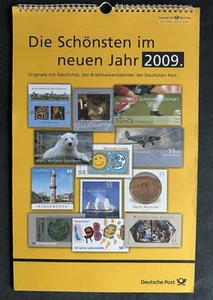 Briefmarkenkalender 2009 Deutsche Post Die Schönsten im neuen Jahr - Bild 1 von 6