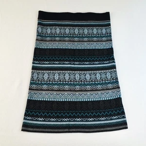 Icelandic Design Fair Isle Size Medium Women's Sweater Knit Skirt Wool Blend - Picture 1 of 9
