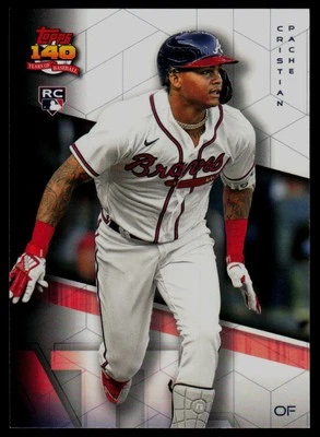 2021 Topps Archives #287 Cristian Pache RC Atlanta Braves - Image 1 of 2