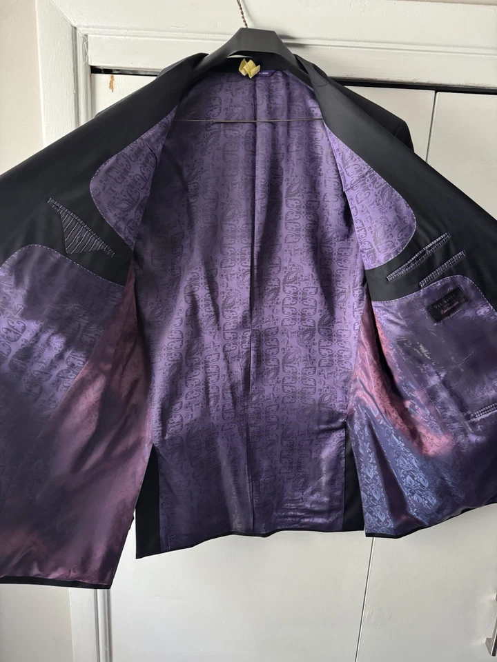 TED BAKER Endurance Men’s Judd Black Blazer Jacket Size 46 XL  100% Wool - Image 1 of 4