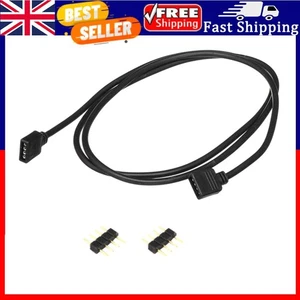 Cable de extensión LED 4 pines RGB 5050 3528 tira de luz cable conector (1 m). - Imagen 1 de 3