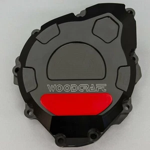 CUBIERTA ESTATOR MOTOR LADO IZQUIERDO SUZUKI 1999-2020 HAYABUSA WOODCRAFT - PLACA ROJA - Imagen 1 de 9