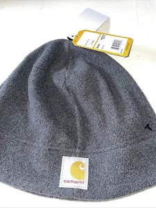Carhartt Men's Fleece Hat, Charcoal Heather , 100% Authentic Guaranteed - Picture 1 of 5
