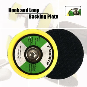 2Pcs 50mm Hook&Loop Backing Plate Backer Pad Sanding Disc for DA Orbital Sander - Imagen 1 de 7