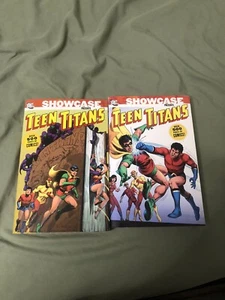 DC Comics - SHOWCASE Presents TEEN TITANS Vol 1 & 2 Complete SET TPB 500 pgs Ea - Picture 1 of 4