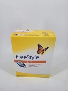ABBOTT FreeStyle Lite Blood Glucose Meter kit For GLucose Care - NEW - Picture 1 of 4