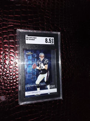 Tom Brady 2002 Topps Finest #50 SGC 8.5 MINT- Patriots ! - Image 1 of 4