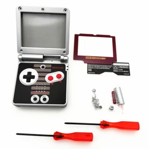 NES Version Shell Housing Case And Red Lens For Nintendo Game Boy Advance SP - Picture 1 of 6