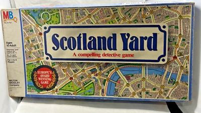 Scotland Yard Board Game by Milton Bradley Complete Made in USA - image 1 of 4