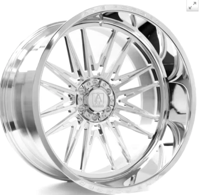 4 NEW 26x14 AXE Forged AF12 Polished Wheels 5x5 5x127 Jeep 5x5.5 Ram 5x139.7 - Image 1 of 4