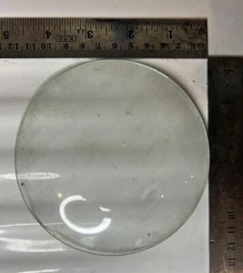 Vintage Circular Convex Clock glass - 111mm - clockmakers spares - Picture 1 of 1